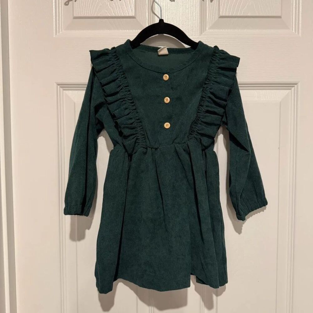 Girls green dress 4T - 5T